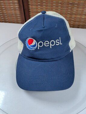Pepsi Cola Snapback Mesh Trucker Hat Cap SodaGear Soda Gear Vintage